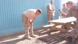 Soldiers Having Fun