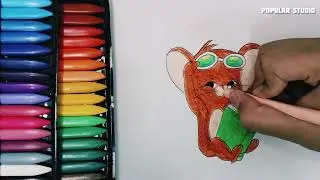 Fun and Creative Jerry Drawing and Coloring Tutorial