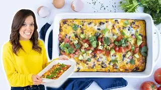 Easy Mexican Breakfast Casserole - With Make-Ahead Instructions!