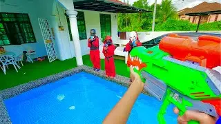 Nerf War | Secret Mansion Battle (Nerf First Person Shooter)