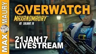 Max and Maury's First Overwatch Livestream, Playing Soldier 76 + some Lucio and Sombra