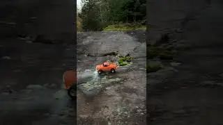 Axial SCX24 chevy C-10 rock crawling