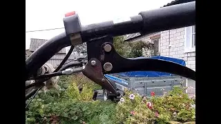 A walk-behind tractor, your hand doesn't get tired anymore