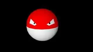 3D Model Render Test C4D- Voltorb
