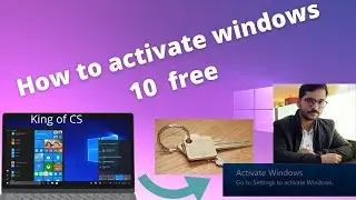 How to Activate Windows 10 free in Hindi/Urdu 2020 Tutorial king of CS