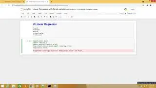 Linear Regression with Single variable of area price predictions dataset