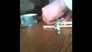 how to make a pencil crossbow that shoots