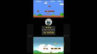 Super Mario Bros - Graphics Comparison [NES vs SNES]