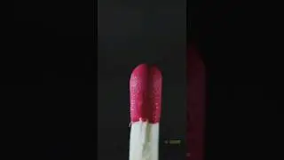 Match flame Close shot