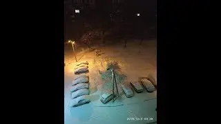 Днепр.Первый снег.
