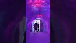 Serasa lagi di awan-awan nih masuk di arena Cloudy Tunnel di Malang Smart Arena.. 😍