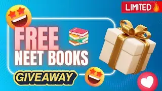 FREE NEET Books Giveaway 2026/27 | Best NEET Preparation Books for Free