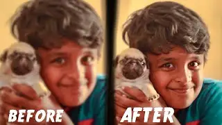How to convert BLUR image into SHARP HD image in 2 minutes