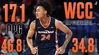 Maxwell Lewis FULL 2022-23 Pepperdine Season Highlights | 17.1 PPG 46.8 FG% & WCC All-Conference