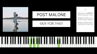 Post Malone, Luke Combs - Guy For That (BEST PIANO TUTORIAL & COVER)