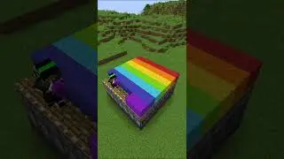 Minecraft Rainbow Machine🌈 (NOT はいよろこんで) #minecraft #shorts