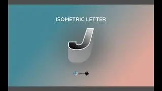 Isometric Letter in Inkscape Tutorial