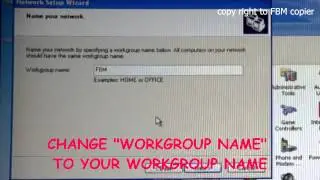 How to setup Networking on Windows XP