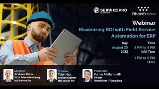 [Webinar] Maximizing ROI with Field Service Automation for ERP #Fieldserviceautomation #ERP #ROI