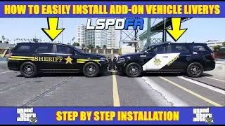 How To Install Vehicle Liveries To Add-On Vehicles (Vehicle Textures) 