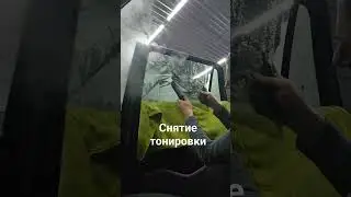 Снятие тонировки в Гродно #детейлинг #тонировка