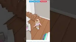 Adorable Little Girl's Indoor Adventure in a 3D Virtual World