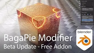 BagaPie Modifier Beta Update - Free Addon for Blender 2.93