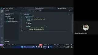 Project using Linux Alpine, Nginx, Docker for front-end application | with @emannuelop