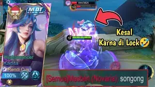 MUSUH SAMPE KESAL KARNA DI LOCK KADITA KU🤣 SMUA MUSUH KENA MENTAL! BUILD KADITA TERSAKIT 2024 - MLBB