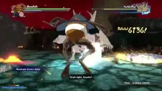 Демо геймплей  Команда 7 vs Десятихвостый   Naruto Shippuden  Ultimate Ninja Storm 4