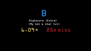 I beat my 1st 6⭐ lvl on B?! Highscore (Extra) - 6.09⭐