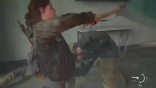 Ellie takes out Television crew