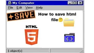 Save file to html format.