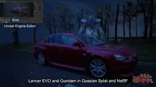 Gaussian Splatting and NeRF in Unreal Engine 5 Test