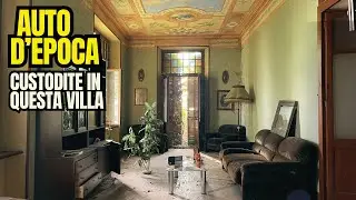 UNA STUPENDA VILLA CONSERVATA - CI SONO DELLE AUTO D'EPOCA urbex italia