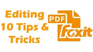 pdf Foxit reader editing 10 tips and tricks | edit pdf in Foxit reader Bangla font  | Ali IT BD