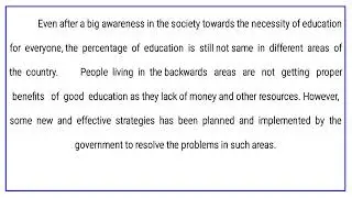 Education - A good essay for you