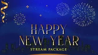 Animated Stream Overlay New Year | Stream Designz