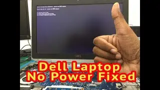 How to Fixed Dell No Power Laptop