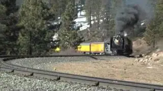UP 844 Steam Over Donner 4-17-09
