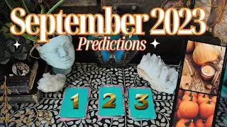 PICK A CARD 🍂☕️🪵  September 2023 Predictions 🍁🧡🍂 Uplifting and Cozy :) 🍂˚ ༘ ೀ⋆｡˚☕️ #ASMR
