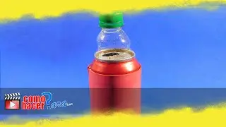 Como hacer un PICO para BEBIDAS EN LATA. TAPA para latas de bebidas.