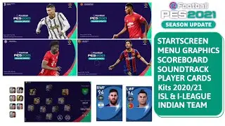 Pes 2021 Patch for Pes Mobile (v4.6.2) - Converted From PC | New Startscreen, Soundtrack & More