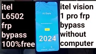 Itel Vision 1 Pro Frp Bypass 2024 Itel Vision 1 Pro (L6502) Google Lock Bypass Android 10 New Method