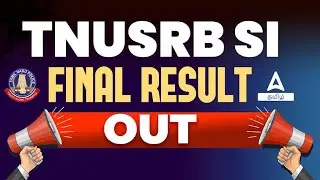 TNUSRB SI Result 2024 Out | How To Check TNUSRB SI Final Result 2024 In Tamil | Adda247 Tamil