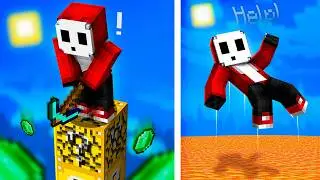 Lucky Block Pillars in Minecraft is HILARIOUS