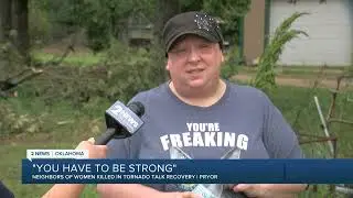 'It gets to you': Pryor family reflects on damage after neighbors die in tornado