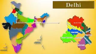 Delhi || Delhi MAP and district MAP || zone and division of Delhi || Capital of India ||Delhi NCR