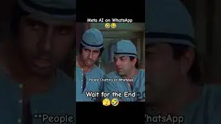 😂WhatsApp COMEDY- Meta AI gossips with ZUCKERBERG #comedy #viral #tech #whatsapp #ai #india #shorts