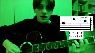 Lil peep - U said. Разбор на гитаре